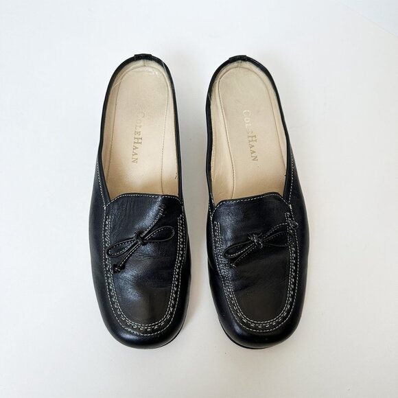 Cole Haan Black Leather Loafers - Picture 3 of 4